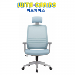 위드체어스 JK-3001 화이트 사무용/가정용 의자 (높낮이기능)